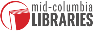 Mid-Columbia Libraries logo with red book symbol.