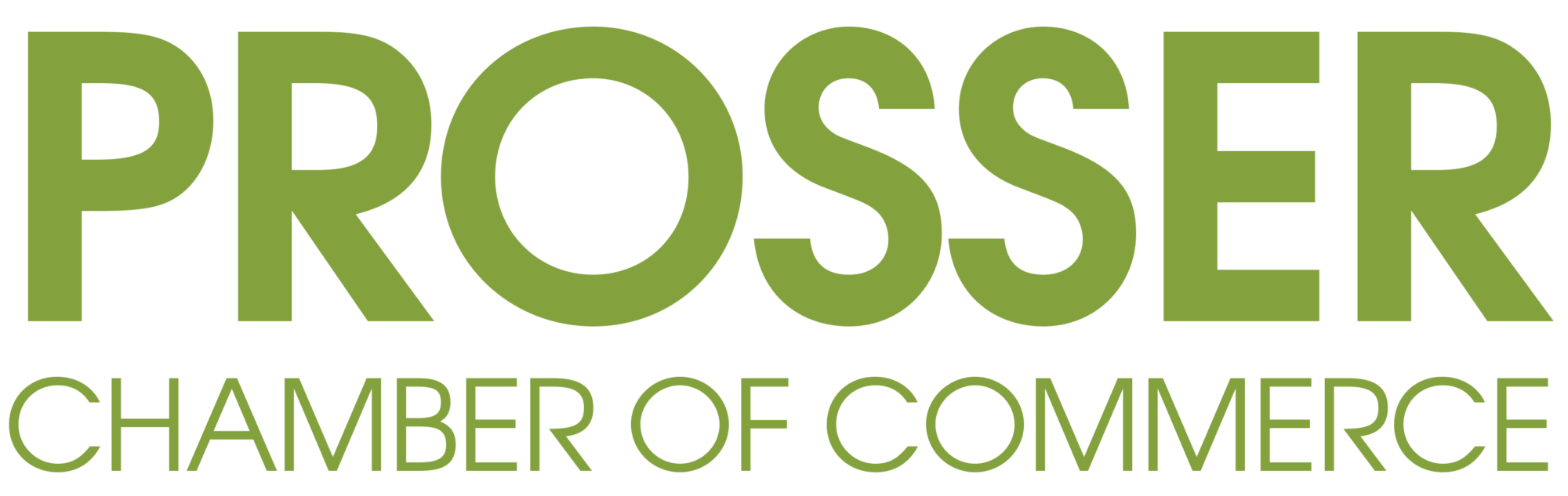 Prosser Chamber of Commerce green logo