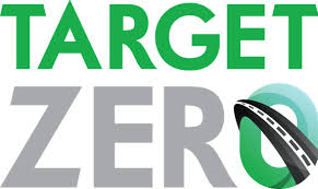Target Zero: Road safety initiative logo