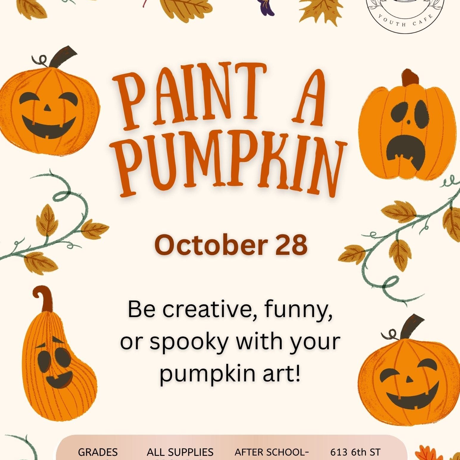 paint a pumpkin english