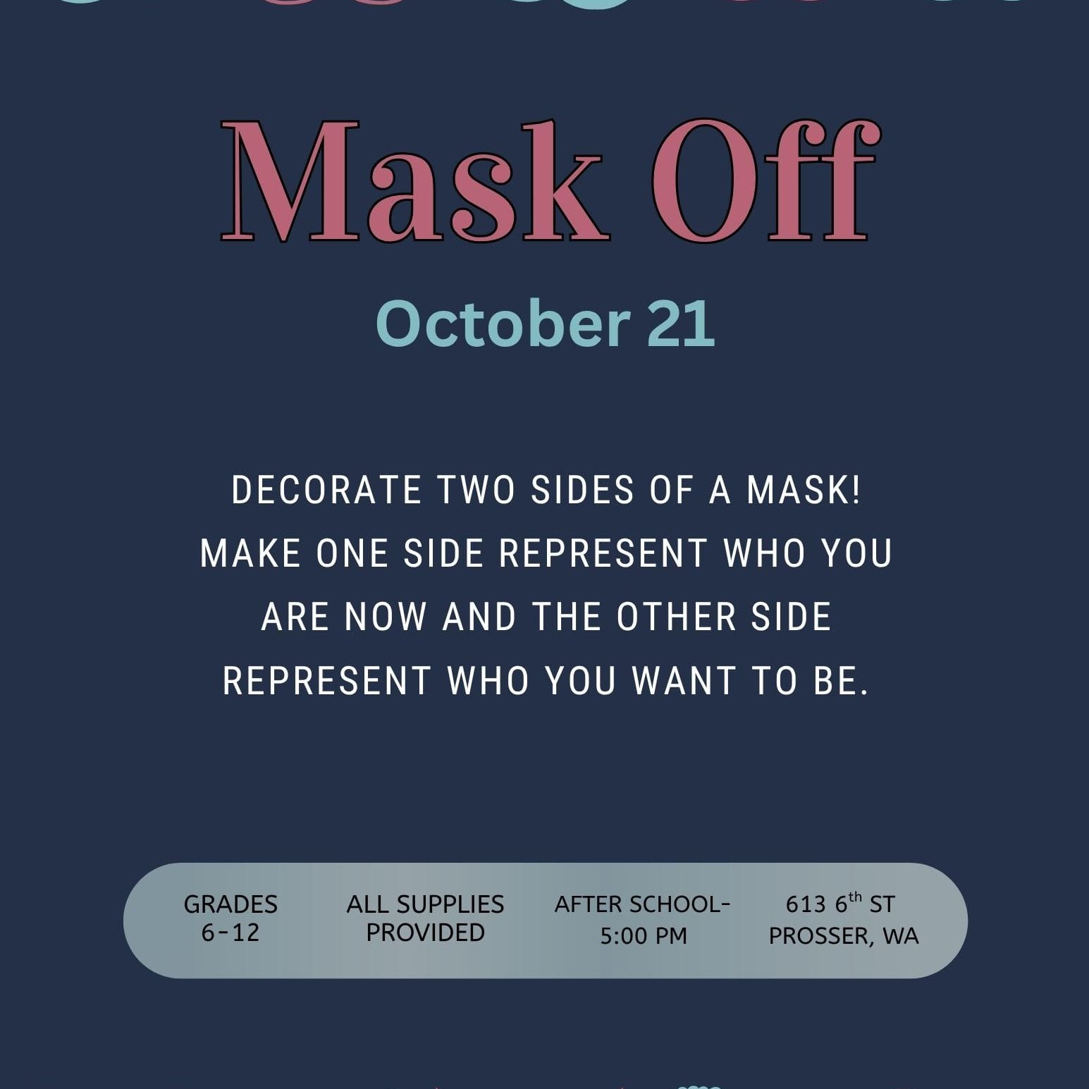 mask off english